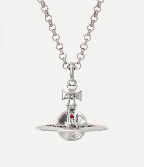 VIVIENNE WESTWOOD New Small Orb Pendant Necklace | 西太后 頸鏈 (銀色)
