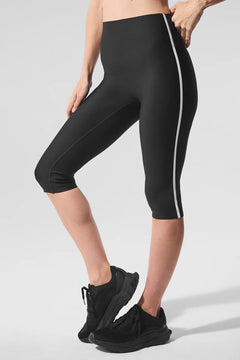 ALO YOGA Airlift High - Waist Super Sleek Contrast Capri | 高腰超貼身對比色七分緊身 (多色) - LondonKelly 英國名牌代購