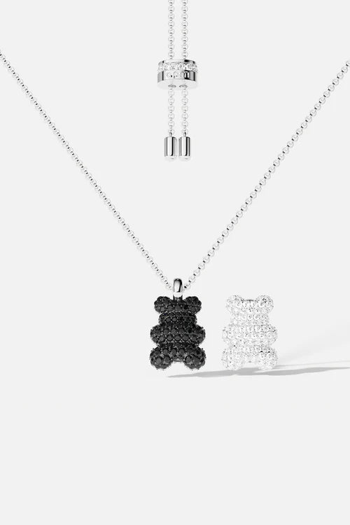 APM MONACO AC6431XZTW Baby Mood Yummy Bear Adjustable Necklace | 可調式頸鏈 (銀色) - LondonKelly 英國名牌代購