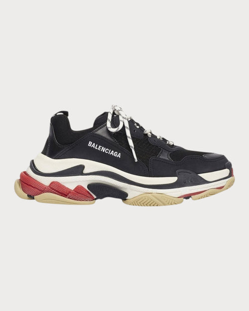 BALENCIAGA Men's Triple S Trainers in Black | 巴黎世家 男裝波鞋 (黑色) - LONDONKELLY 英國名牌代購