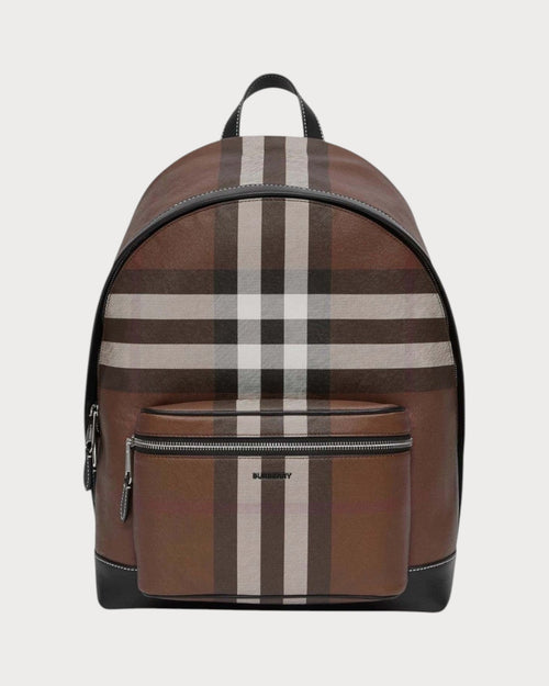 BURBERRY Check Backpack | 博柏利 背囊 (啡色) - LONDONKELLY 英國名牌代購