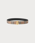 BURBERRY Men's Reversible TB Belt | 博柏利 男仕皮帶 (3.5CM/啡黑色) - LondonKelly 英國名牌代購