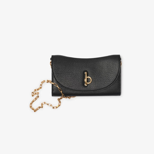 BURBERRY Rocking Horse Chain Strap Wallet Black | 博柏利 銀包連鏈帶 (黑色) - LondonKelly 英國名牌代購