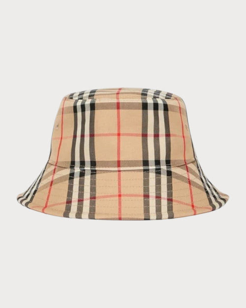 BURBERRY Vintage Check Bucket Hat | 博柏利 漁夫帽 (米色) - LONDONKELLY 英國名牌代購