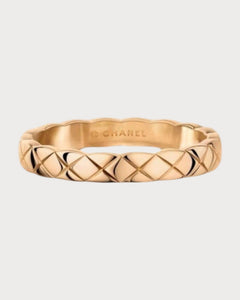 CHANEL J11793 Coco Crush Ring Quilted Motif Mini & 18K White Gold | 香奈兒 戒指 (多色) - LONDONKELLY 英國名牌代購