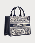 CHRISTIAN DIOR Dior Book Tote Cowhide Leather(Medium/Blue) - LONDONKELLY 英國名牌代購