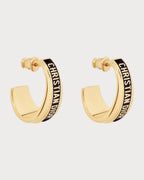 CHRISTIAN DIOR Dior Code Earrings Gold - Finish Metal | 迪奧 耳環 (多色) - LONDONKELLY 英國名牌代購