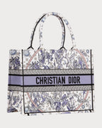 CHRISTIAN DIOR Dior Lucky Medium Dior Book Tote | 迪奧 手提袋 (中碼/藍色) - LondonKelly 英國名牌代購