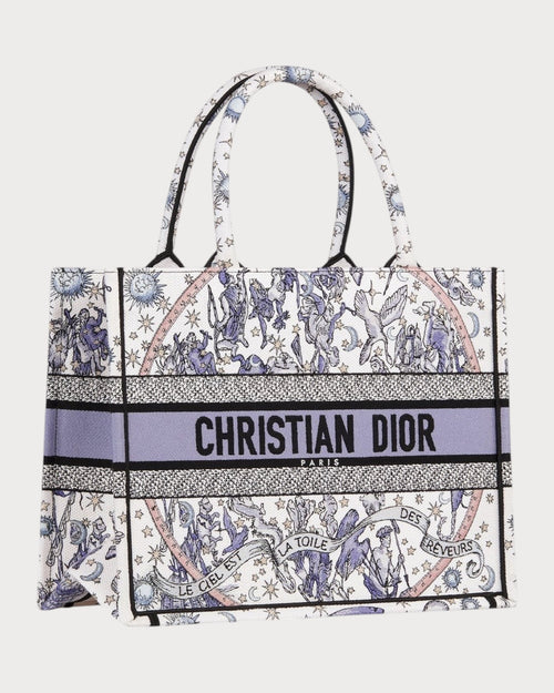 CHRISTIAN DIOR Dior Lucky Medium Dior Book Tote | 迪奧 手提袋 (中碼/藍色) - LondonKelly 英國名牌代購