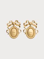 CHRISTIAN DIOR Dior Medaillon Earrings(Gold) - LONDONKELLY 英國名牌代購