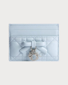 CHRISTIAN DIOR Lady Dior Freesia Card Holder | 迪奧 蝴蝶結卡套 (多色) - LONDONKELLY 英國名牌代購