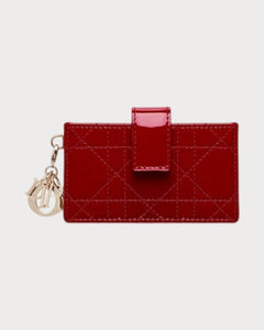 CHRISTIAN DIOR Lady Dior Jasmine Card Holder Calfskin | 迪奧 卡套銀包 (多色) - LONDONKELLY 英國名牌代購