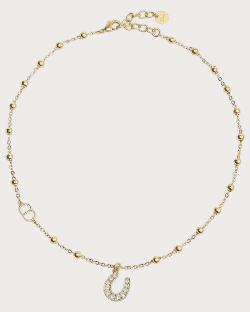 CHRISTIAN DIOR Lucky Dior Necklace | 迪奧 頸鏈 (白色) - LondonKelly 英國名牌代購