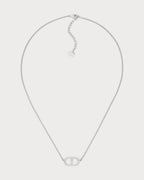 CHRISTIAN DIOR Petit CD Necklace | 迪奧 頸鏈 (銀色) - LONDONKELLY 英國名牌代購