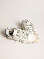 GOLDEN GOOSE Women's Super - Star with Swarovski stone decoration | 黃金鵝 女款 Super - Star 搭配施華洛世奇水鑽裝飾（白色） - LondonKelly 英國名牌代購