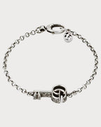 GUCCI GG Marmont Key Charm Bracelet | 古馳 手鏈 (銀色) - LONDONKELLY 英國名牌代購