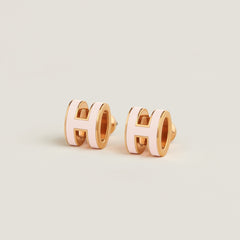 HERMES Gold Mini Pop H Earrings | 愛馬仕 耳環 (多色/金色) - LondonKelly 英國名牌代購