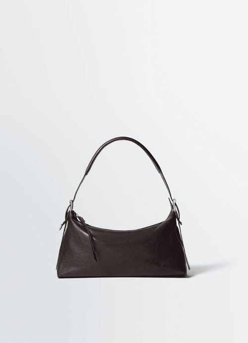 LEMAIRE Belted Baguette Bag In Leather | 手袋 (深巧克力色) - LONDONKELLY 英國名牌代購