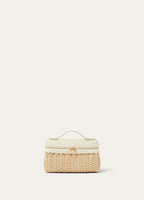 LORO PIANA Extra Pocket L19 East - West Wicker | 諾悠翩雅 草編袋 (白色) - LondonKelly 英國名牌代購