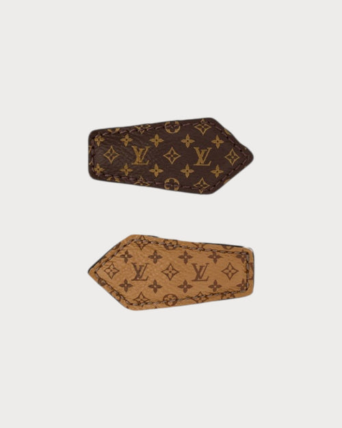 LOUIS VUITTON M02185 LV Backstage Mini Hair Clips | 路易威登 髮夾 (啡色)