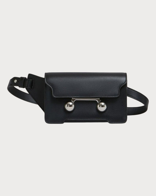 MARNI Black Leather Trunkaroo Crossbody Bag | 瑪尼 手袋 (黑色) - LondonKelly 英國名牌代購