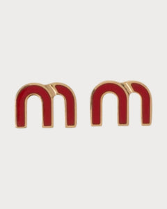MIU MIU Enameled Metal Earrings | 繆繆 耳環 (多色) - LONDONKELLY 英國名牌代購