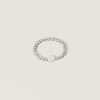 MIU MIU Metal Bracelet with Crystals | 繆繆 水晶手鏈 (銀色) - LondonKelly 英國名牌代購
