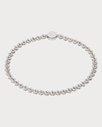 MIU MIU Metal Necklace with Crystals | 繆繆 水晶頸鏈 (銀色) - LondonKelly 英國名牌代購