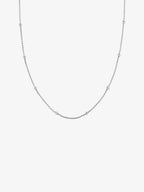 MONICA VINADER Beaded Rope 18ct Yellow Gold Vermeil Chain Necklace | 頸鏈 (銀色) - LondonKelly 英國名牌代購