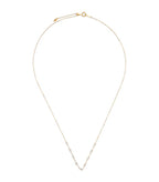 PERSEE Yellow Gold and Diamond 9 - Stone Danae Necklace | 黃金鑽石9顆石達娜伊項鍊 (黃金) - LondonKelly 英國名牌代購