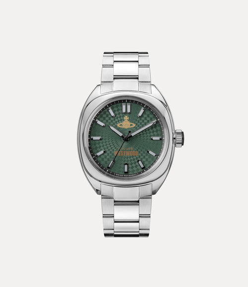 VIVIENNE WESTWOOD Men's Redbridge Watch | 西太后 男仕手錶 (綠色) - LondonKelly 英國名牌代購