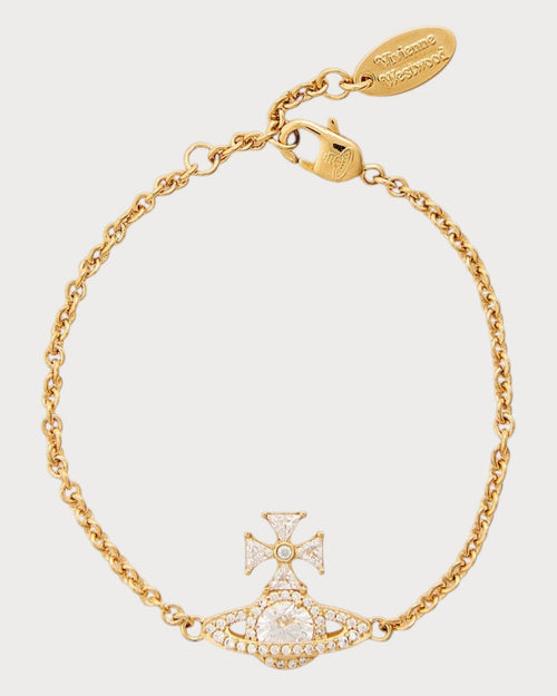 VIVIENNE WESTWOOD Mila Orb Pave Bracelet Gold | 西太后 手鏈 (金色) - LONDONKELLY 英國名牌代購