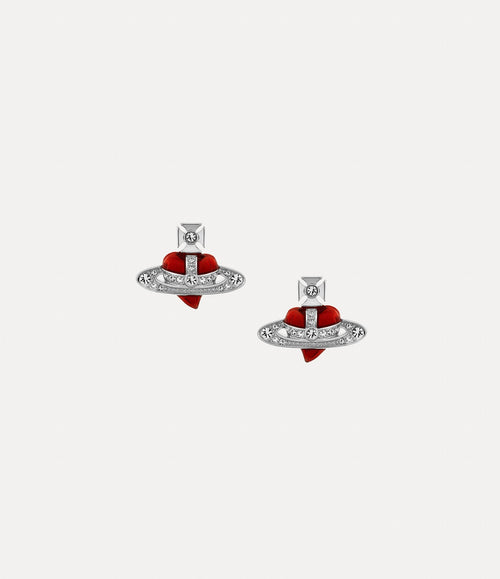 VIVIENNE WESTWOOD New Diamante Heart Earrings | 西太后 心形耳環 (多色) - LondonKelly 英國名牌代購