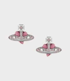 VIVIENNE WESTWOOD New Diamante Heart Earrings | 西太后 心形耳環 (多色) - LONDONKELLY 英國名牌代購