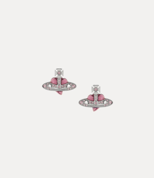 VIVIENNE WESTWOOD New Diamante Heart Earrings | 西太后 心形耳環 (多色) - LondonKelly 英國名牌代購