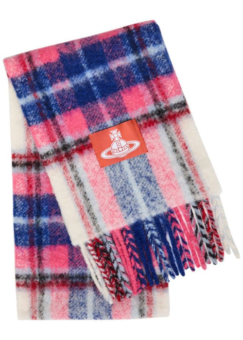 VIVIENNE WESTWOOD Plaid Alpaca - Blend Scarf | 西太后 格紋羊駝混紡頸巾 (多色) - LondonKelly 英國名牌代購
