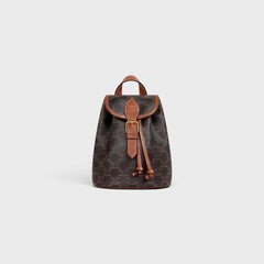 CELINE Triomphe Canvas Mini Backpack Folco | 賽琳 迷你背囊 (Tan)