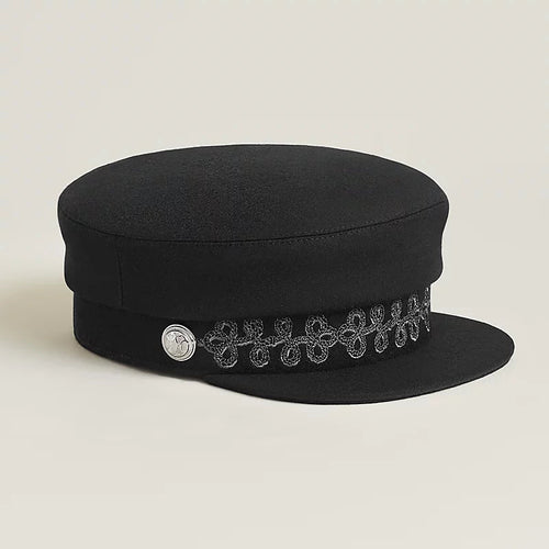 HERMES Cabourg en Finesse Cap | 愛馬仕 帽 (Black)